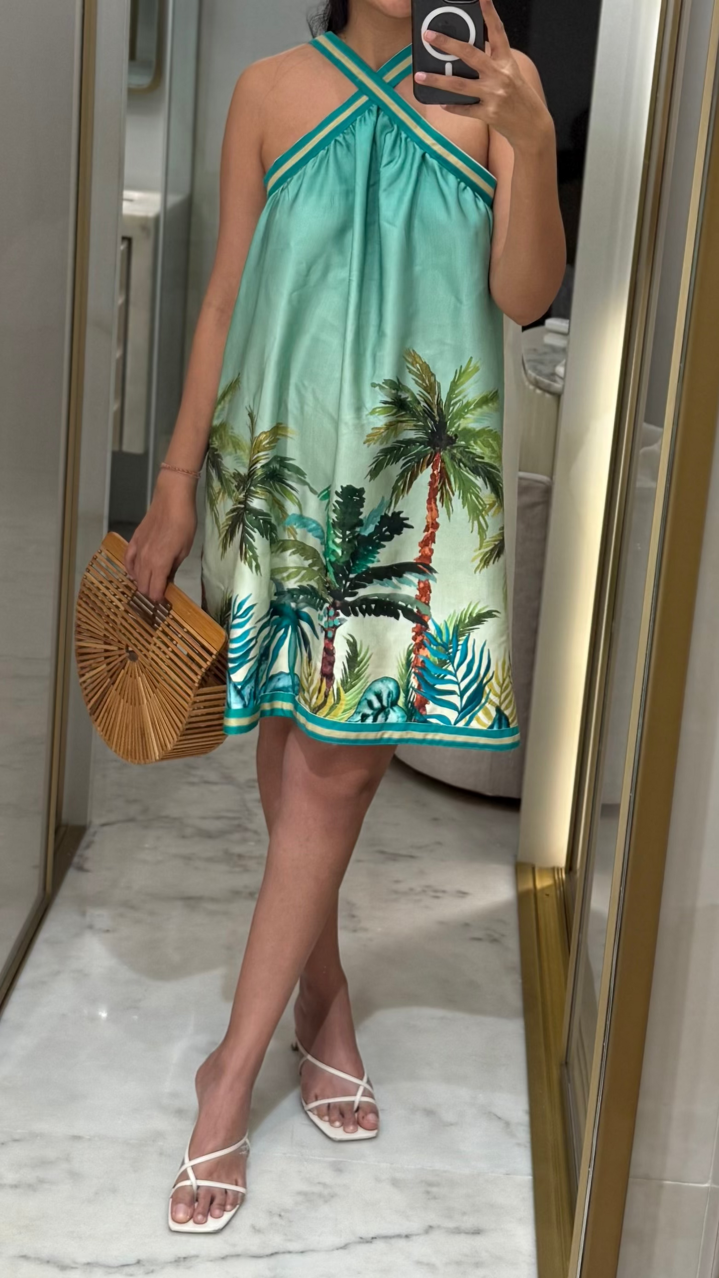 TROPICANA Palm Dress